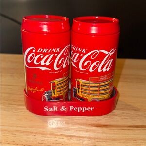 Coca-Cola Red Salt & Pepper Set